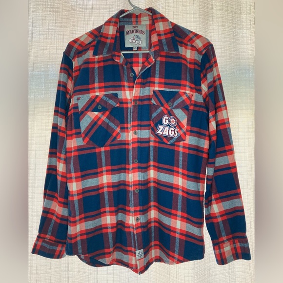 Mariner’s x Gonzaga Bulldog’s Flannel - Picture 1 of 5